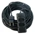 Extensão Elétrica 30 Metros Reforçada 10 20a Cabo Pp 2x1 0mm Ms Eletro Eletrônica Preto 127v 220v