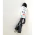 Extensão Elétrica Cabo Pp 2p+t 10a 1,5 Metros Preta Multiuso Cor Preto 127v/220v