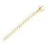 Extensor Colar Corrente Pulseira Banho Ouro 18k