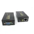 Extensor Vga Com Áudio E 2 Fontes Via Cabo De Rede Ate 100m