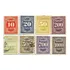 F7655 Brasil 1890 8 Selos Taxa Devida Cifra Abn Cores Dvs