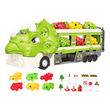 Fa Caminhão De Brinquedo Para Crianças  Dinossauro  Verde