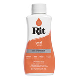 Fabric Dye Rit Liquid Coral Multiuso 240ml