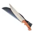 Faca Churrasco Artesanal Full Tang Afiada Bainha Luxo Nfe