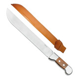 Facão Bianchi 22 Inox Para Mata caça pesca C bainha Couro