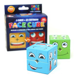 Face Cube 2 Cubos Mágicos Personalizados + Baralho 60 Cartas