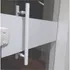 Faixa Adesiva Sinalização Porta De Vidro Anti Trombada Cor Branco