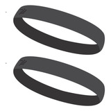 Faixa De Cabelo Com Silicone 2 Unid Pretas   Sportbr