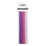 Faixa De Cabelo Silicone Antideslizante 4 Un Yopp Multi Rosa
