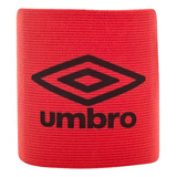 Faixa De Capitão Umbro Elástica Cor Vermelho
