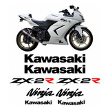 Faixa Emblema Adesivo Kawasaki Ninja 250r Zx 2r 25021 Zx2r