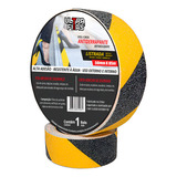 Faixa Fita Lixa Antiderrapante Ultra Fitas Listrada Zebrada Amarela E Preta 5 Metros X 50 Mm