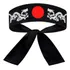 Faixa Japonesa Hachimaki Sushiman Ryuu Dragão Bandana Preto