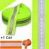 Faixa Refletiva Para Uniformes Verde Neon C 100 Metros  Nybc