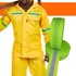 Faixa Refletiva Uniforme Gorgurão Verde Fluorescente   100m