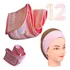 Faixa Rosa P/ Cabelo Atoalhada Facial P/ Cabeça E Maquiagem