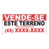 Faixa Vende se Esta Terreno Tamanho 200x70cm