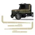 Faixas Scania 112 113 1986/1991 Intercooler Adesivo Dourado
