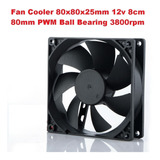 Fan Cooler 80x80x25mm 12v
