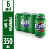 Fanta Guaraná Original Lata 350ml Com 6 Unidades