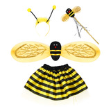 Fantasia Abelinha Amarelo Asa