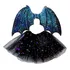 Fantasia Batgirl Infantil Adulto Batman Morcego Com Saia Led