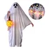 Fantasia Capa Fantasma Adulto Halloween Assombrado