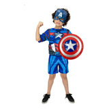Fantasia Capitao America Infantil