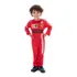 Fantasia Carros Piloto De Formula 1 Infantil Macacão Longo