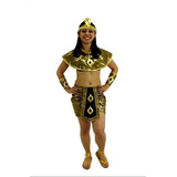 Fantasia Cleopatra Dourado Luxo