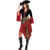 Fantasia Cosplay Pirata Feminina