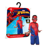 Fantasia Curta Verão Homem Aranha Spider-man Tam P Marvel