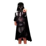 Fantasia Darth Vader Infantil Star Wars Capa E Mascara G