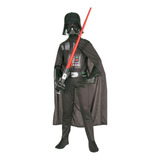 Fantasia Darth Vader Star Wars Infantil Cosplay Luxo Pronta 