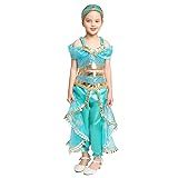 Fantasia De Princesa Aladdin E Jasmine, Vestido De Festa De Halloween, Cosplay De Carnaval, Aladdin E Lâmpada, Dança Do Ventre