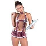 Fantasia Erótica Estudante Sensual Aluna Sexy Estilo Sedutor - Vt081