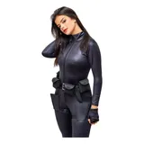 Fantasia Feminina Espia Negra