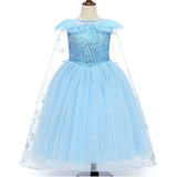 Fantasia Frozen Elsa 2 Vestido Infantil Menina Festa Np108