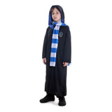 Fantasia Harry Potter Casa Corvinal Infantil Com Cachecol
