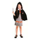 Fantasia Hermione Infantil Original Bruxinha Harry Potter