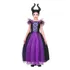 Fantasia Infantil Malevola Tiara Meninas Halloween Vestido R