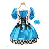 Fantasia Infantil Vestido Alice