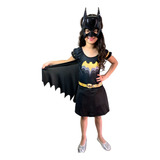Fantasia Infantil Vestido Batgirl
