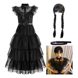 Fantasia Infantil Wandinha Vestido