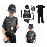 Fantasia Kit Policial Roupa