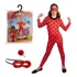 Fantasia Ladybug Original Infantil Luxo Com Máscara E Ioio
