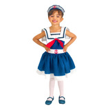 Fantasia Marinheira Luxo Infantil