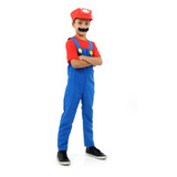 Fantasia Mario Bros Infantil Luxo - Super Mario World