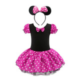 Fantasia Minnie Vestido Infantil