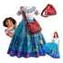Fantasia Mirabel Encanto Vestido Infantil Disney + Bolsa 